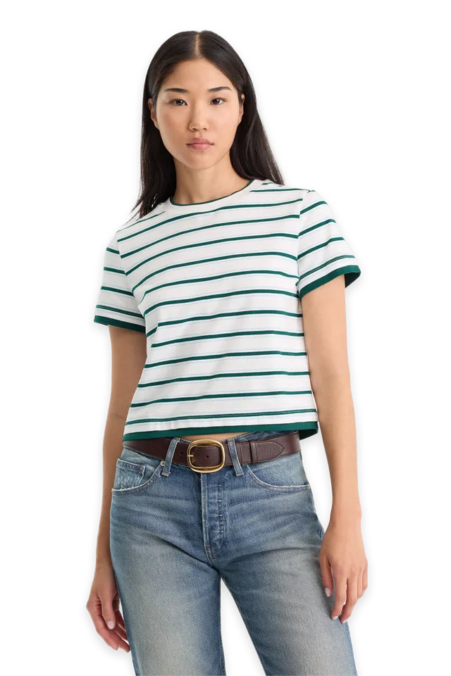 Good American THE LAYERED TEE