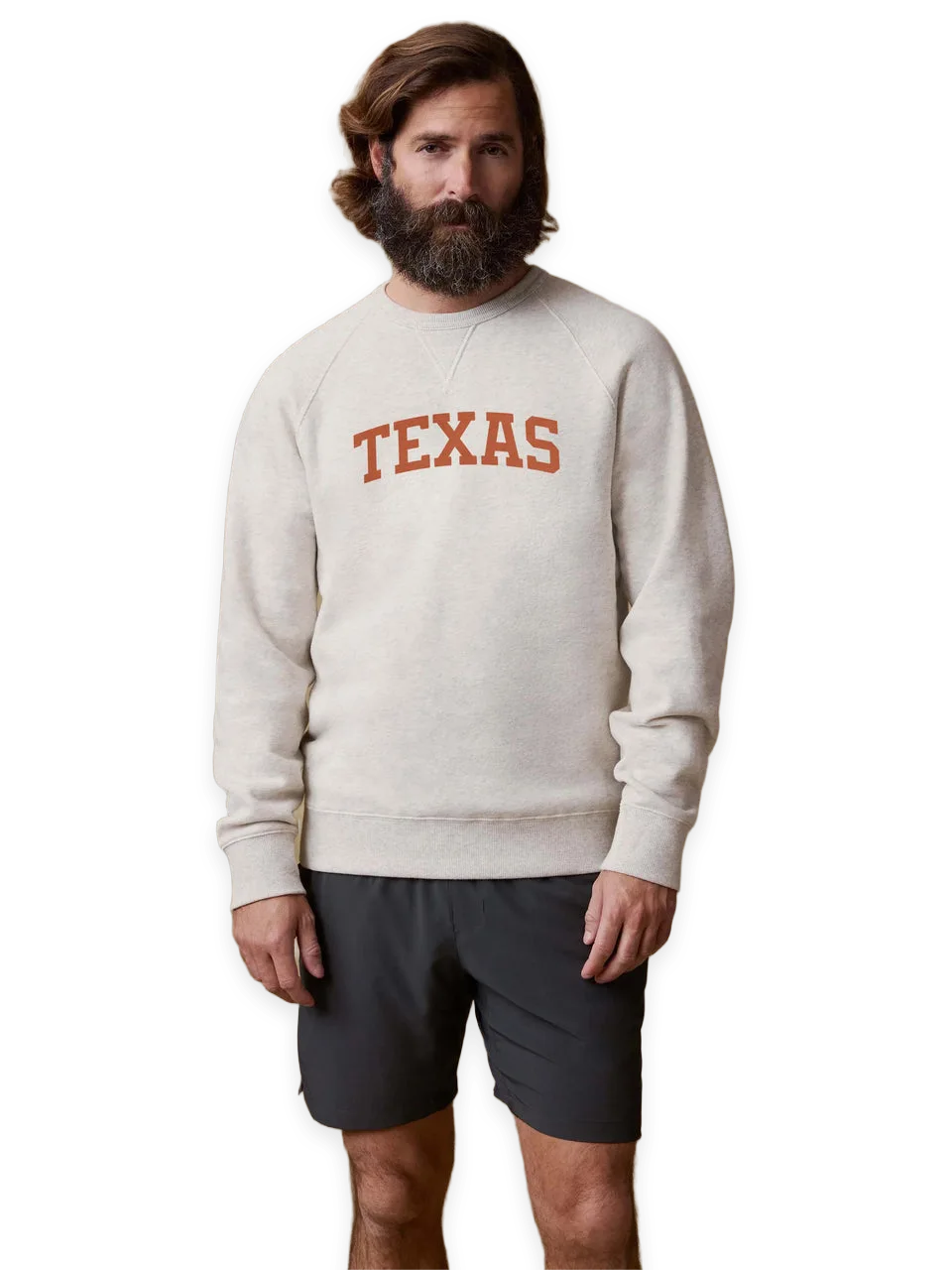 Faherty University of Texas High Standard Fleece Crew
