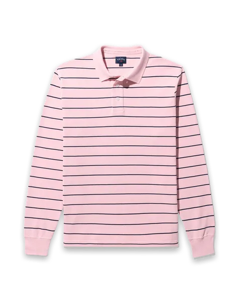Noah Long Sleeve Pique Polo