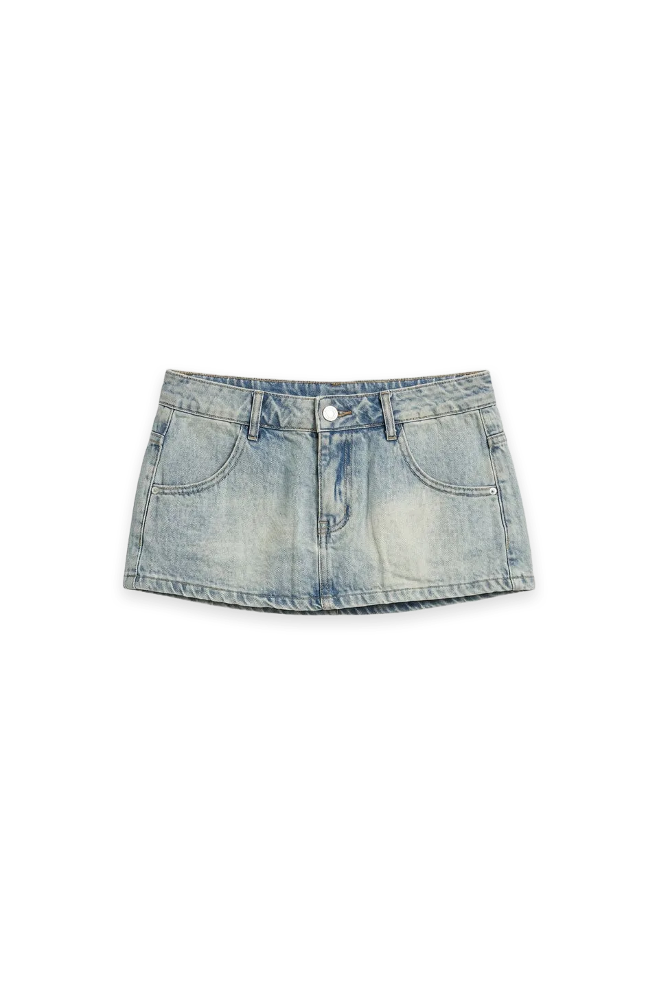Oak + Fort VINTAGE WASH DENIM SKORT