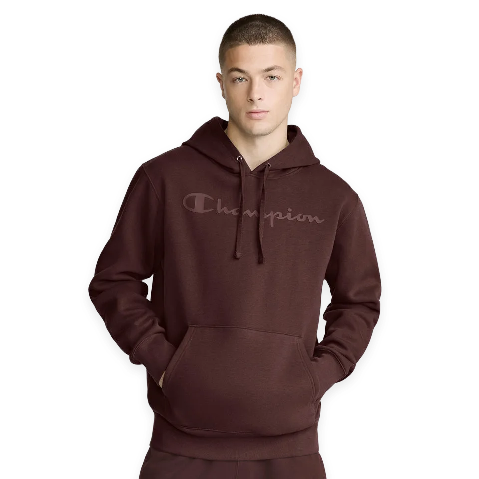 Champion Powerblend Hoodie, Tonal Script Logo