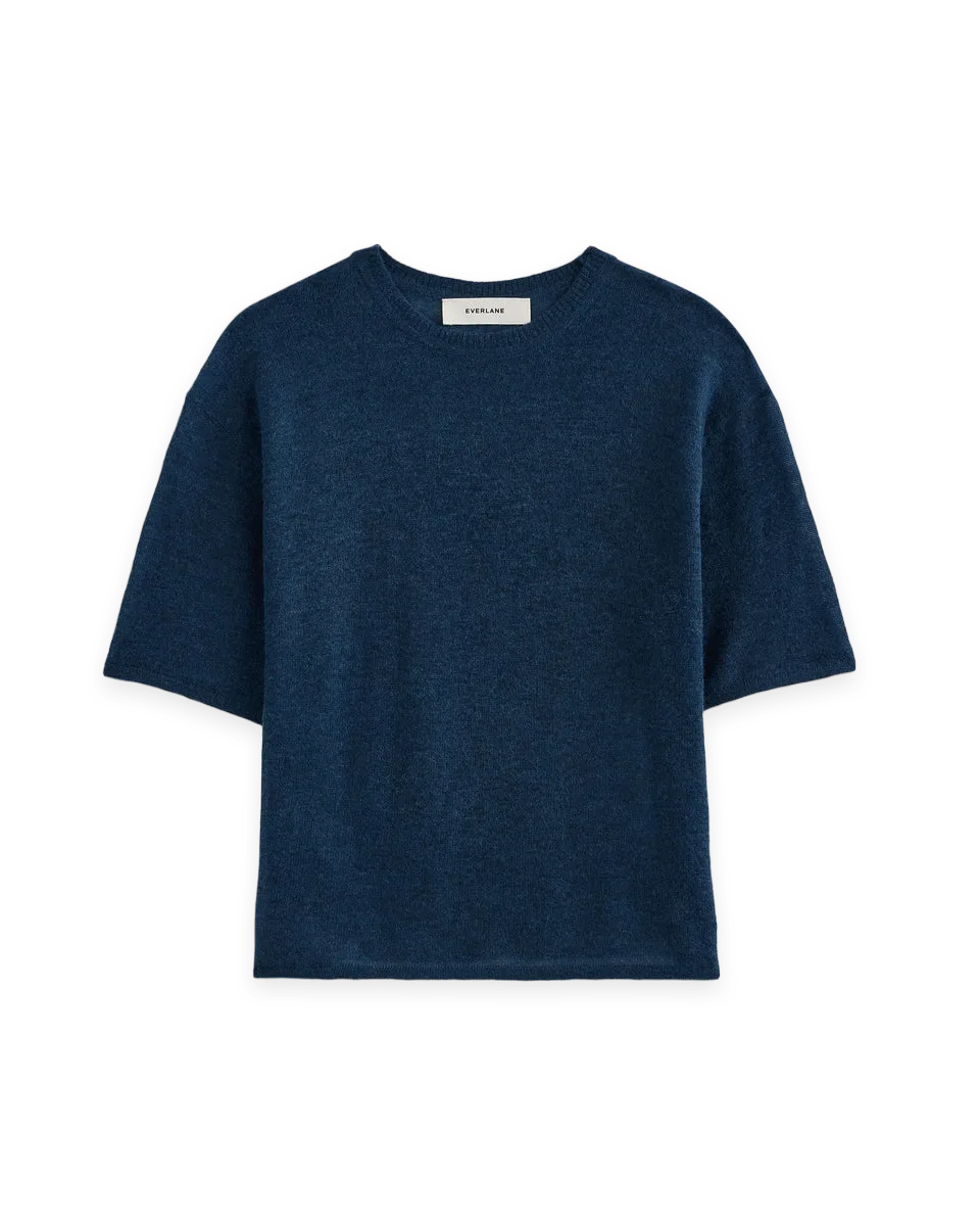 Everlane Air Alpaca Cropped Sweater Crew, photo 2