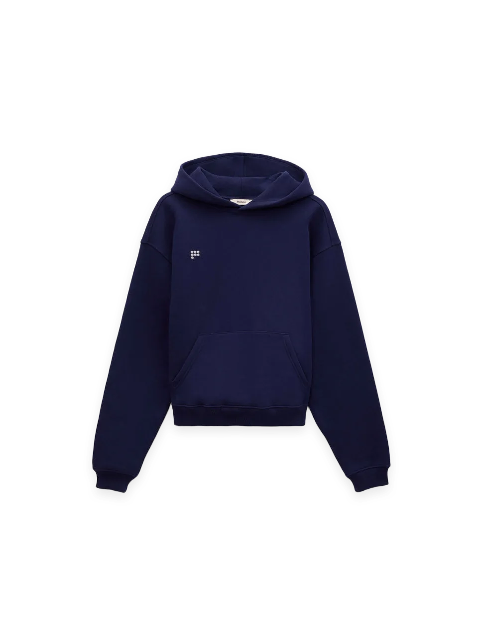 Pangaia Womens Heavyweight Hoodie—Ocean Navy