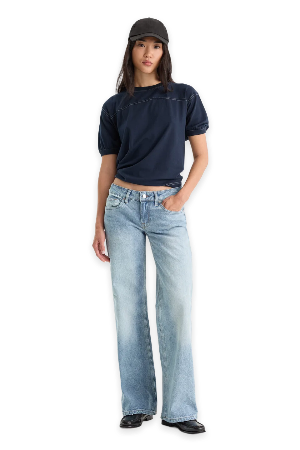 Good American VINTAGE LOW LOOSE JEANS · VALE