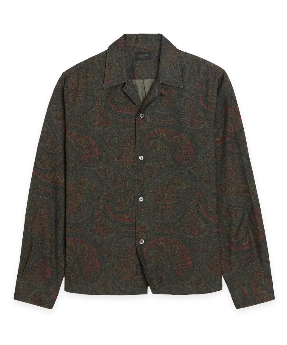 Todd Snyder Paisley Camp Shirt