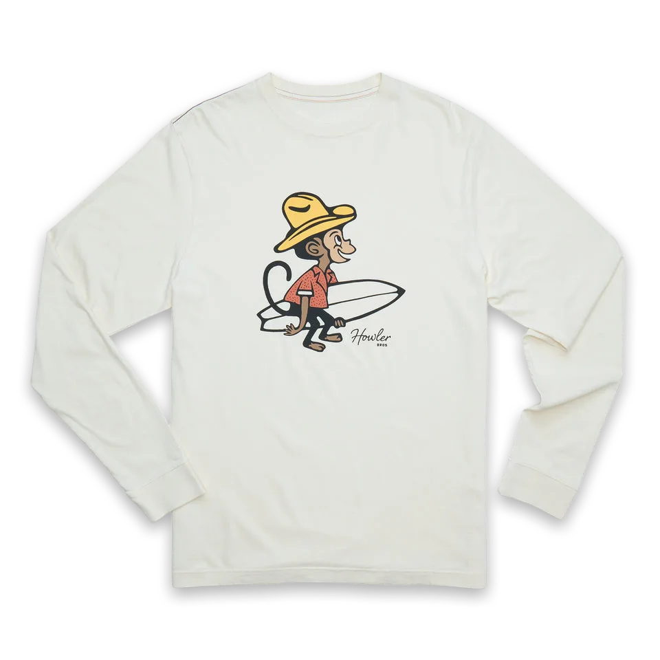 Howler Bros El Monito Surfs Cotton Longsleeve T-Shirt