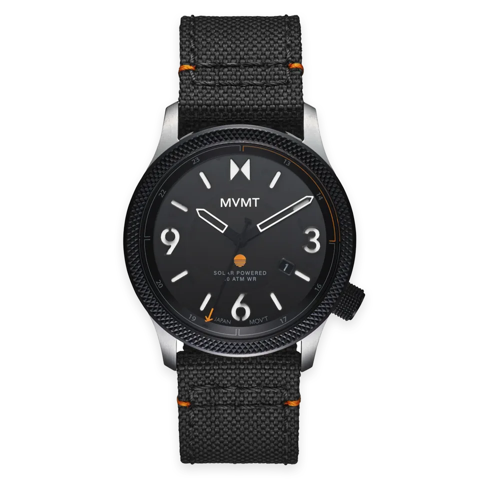 MVMT Field II Solar Ember Black 41mm