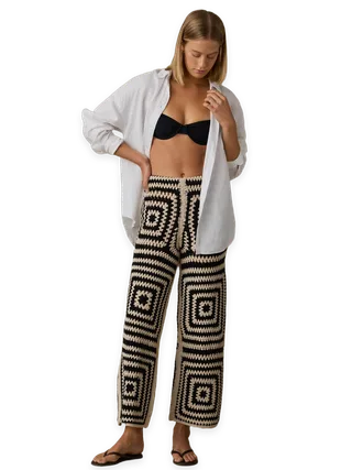 Faherty Seacoast Crochet Pant