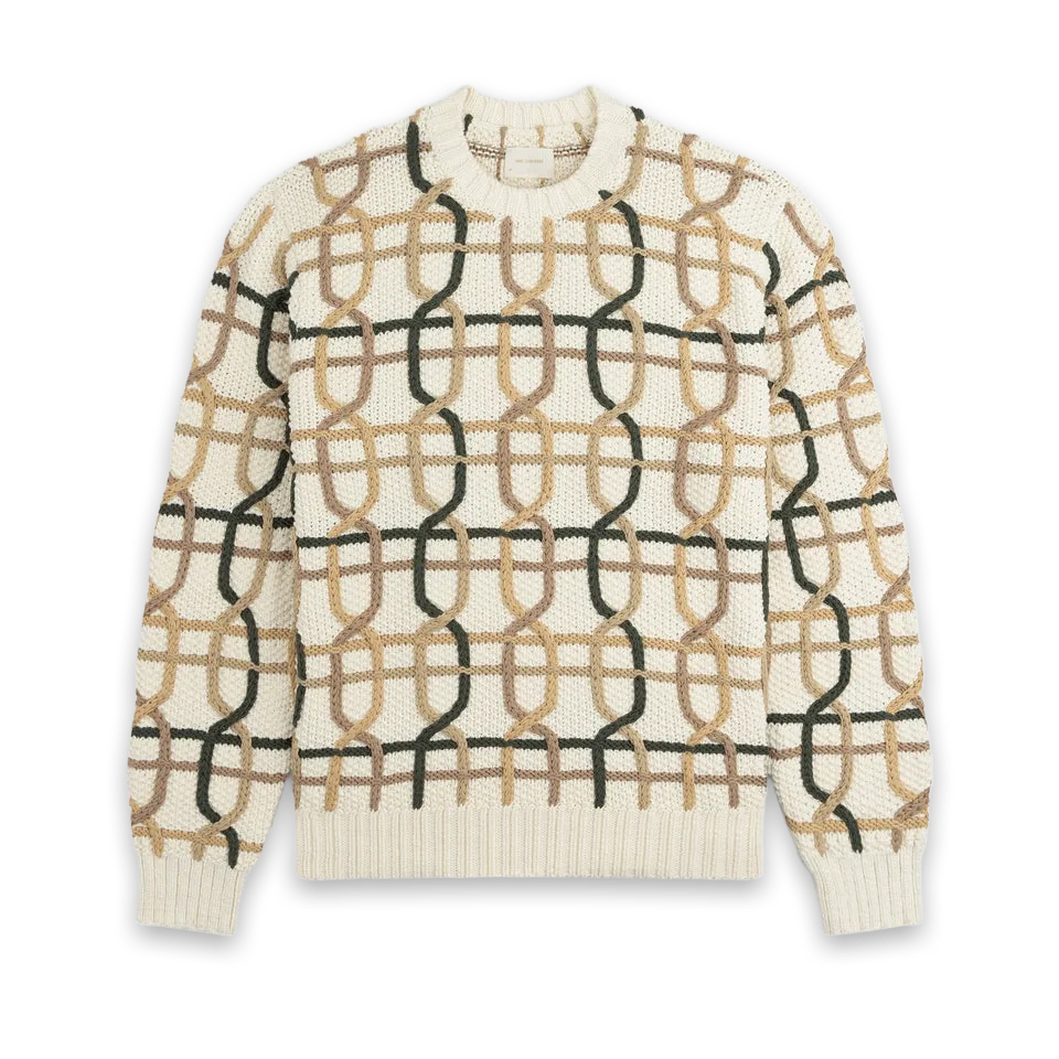 Aimé Leon Dore Cable Link Crewneck Sweater