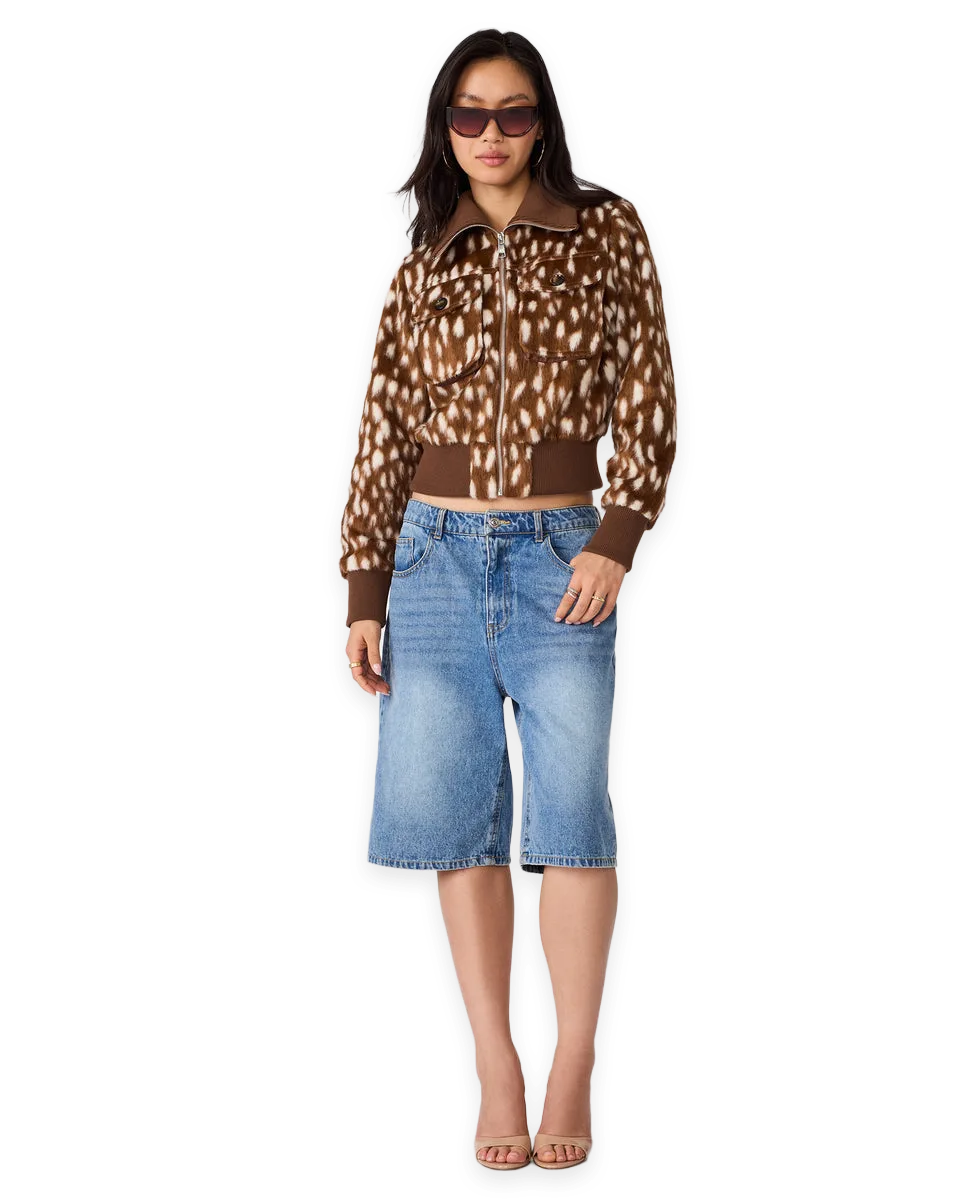 Steve Madden HUNTON JACKET ABSTRACT DOT