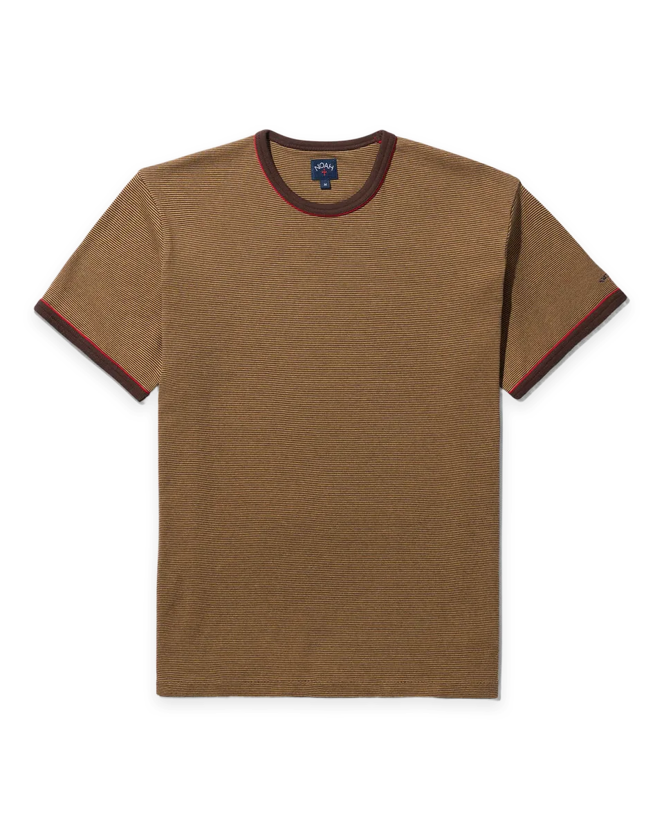 Noah Autumn Striped Ringer Tee