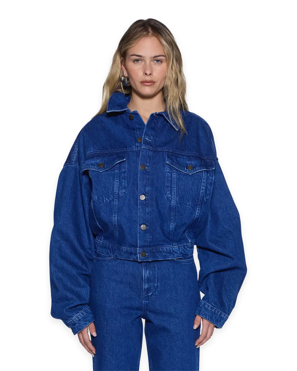 Ksubi RELAX TRUCKER JACKET MARINE