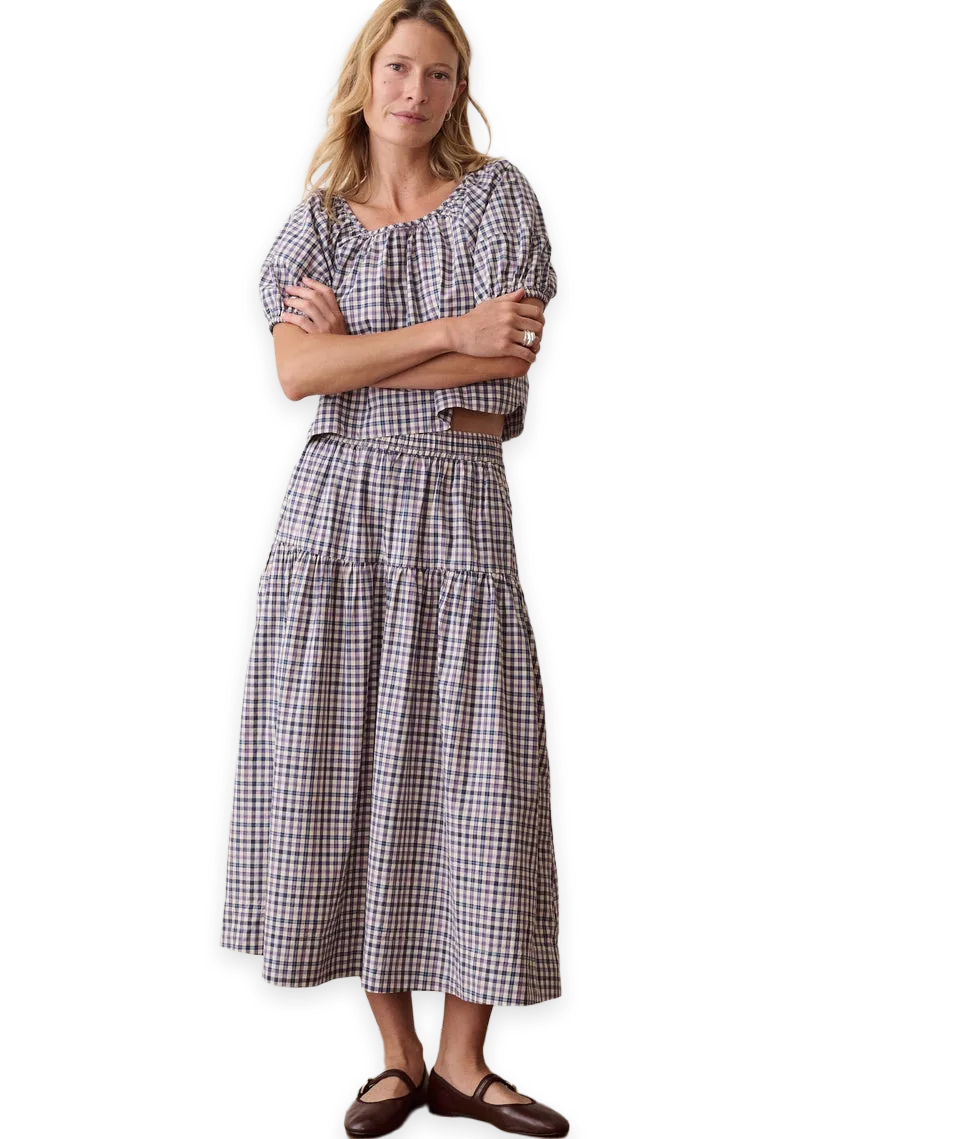 Marine Layer Gia Poplin Skirt