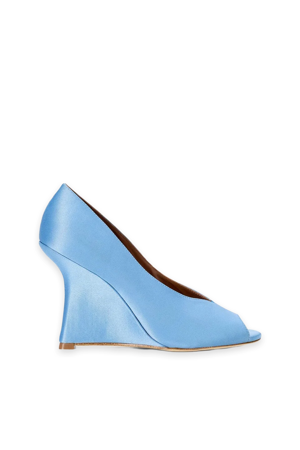 Staud Brigitte Peep Toe Wedge · Cielo