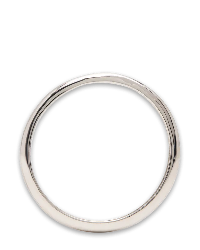 Steve Madden SKINNY BANGLE BAND BRACELET SILVER