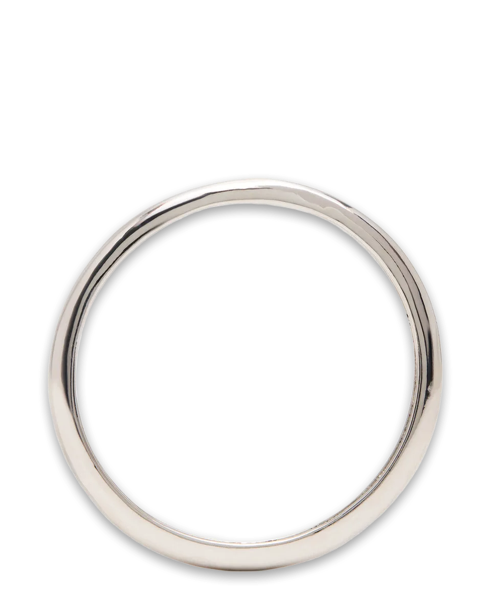 Steve Madden SKINNY BANGLE BAND BRACELET SILVER