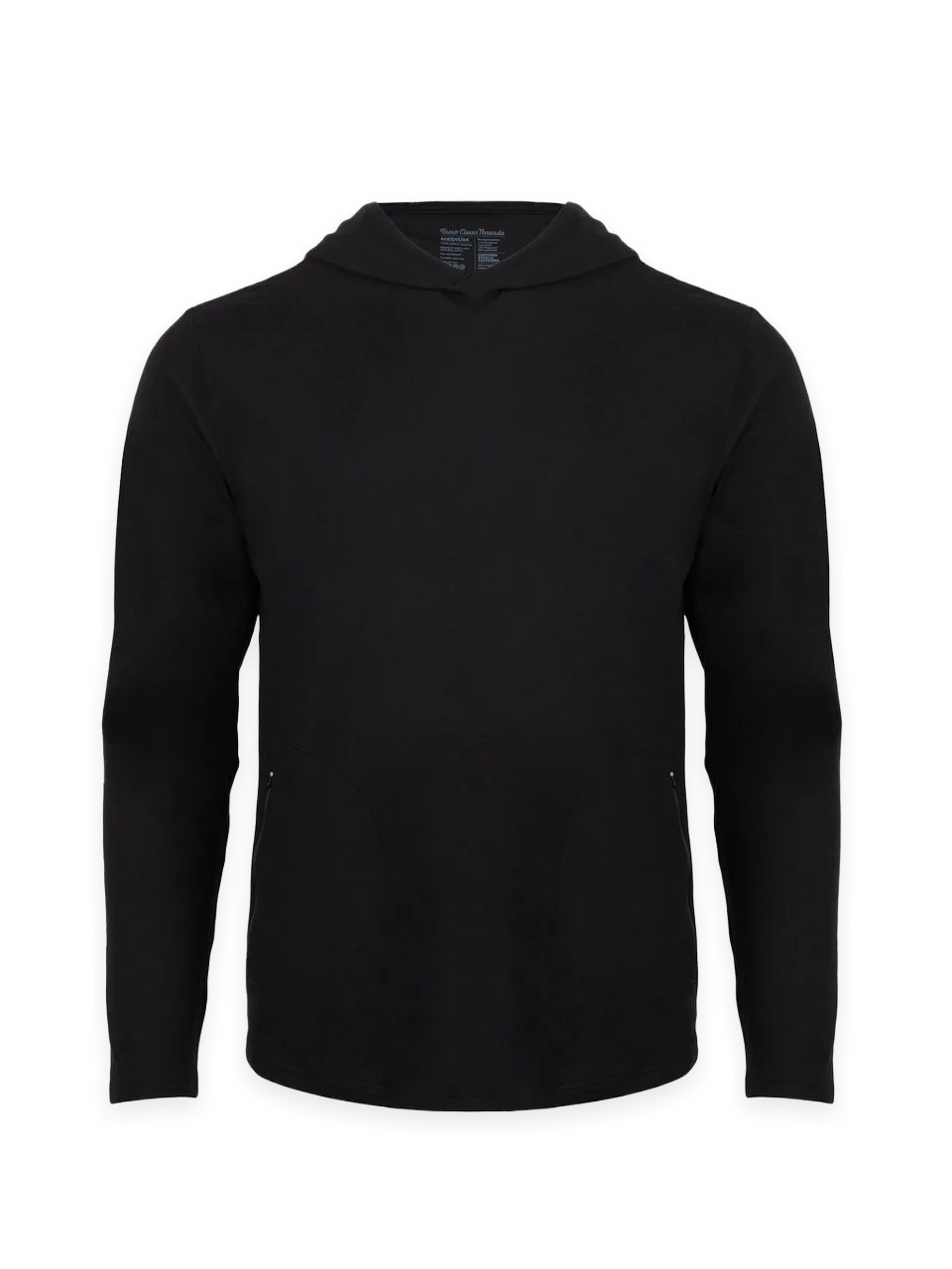 Fresh Clean Threads Black Tech Pullover Hoodie
