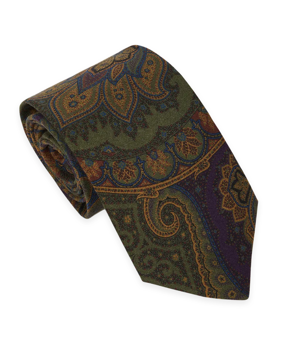 Todd Snyder Italian Silk Exploded Paisley Tie