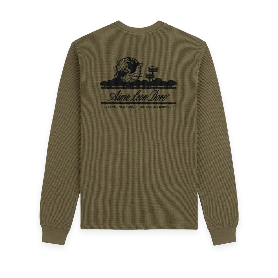 Aimé Leon Dore Long-Sleeve Unisphere Waffle Thermal