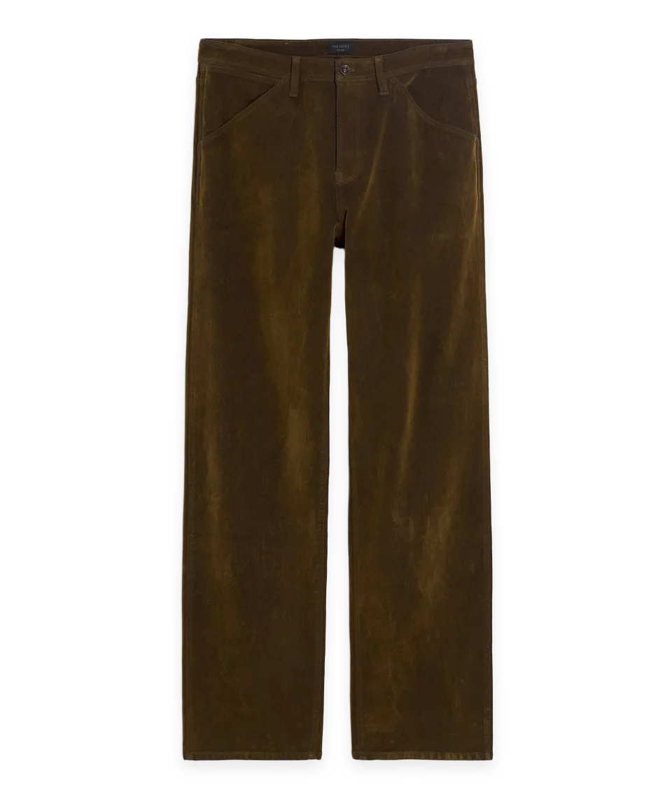 Todd Snyder Flocked Welder Jean