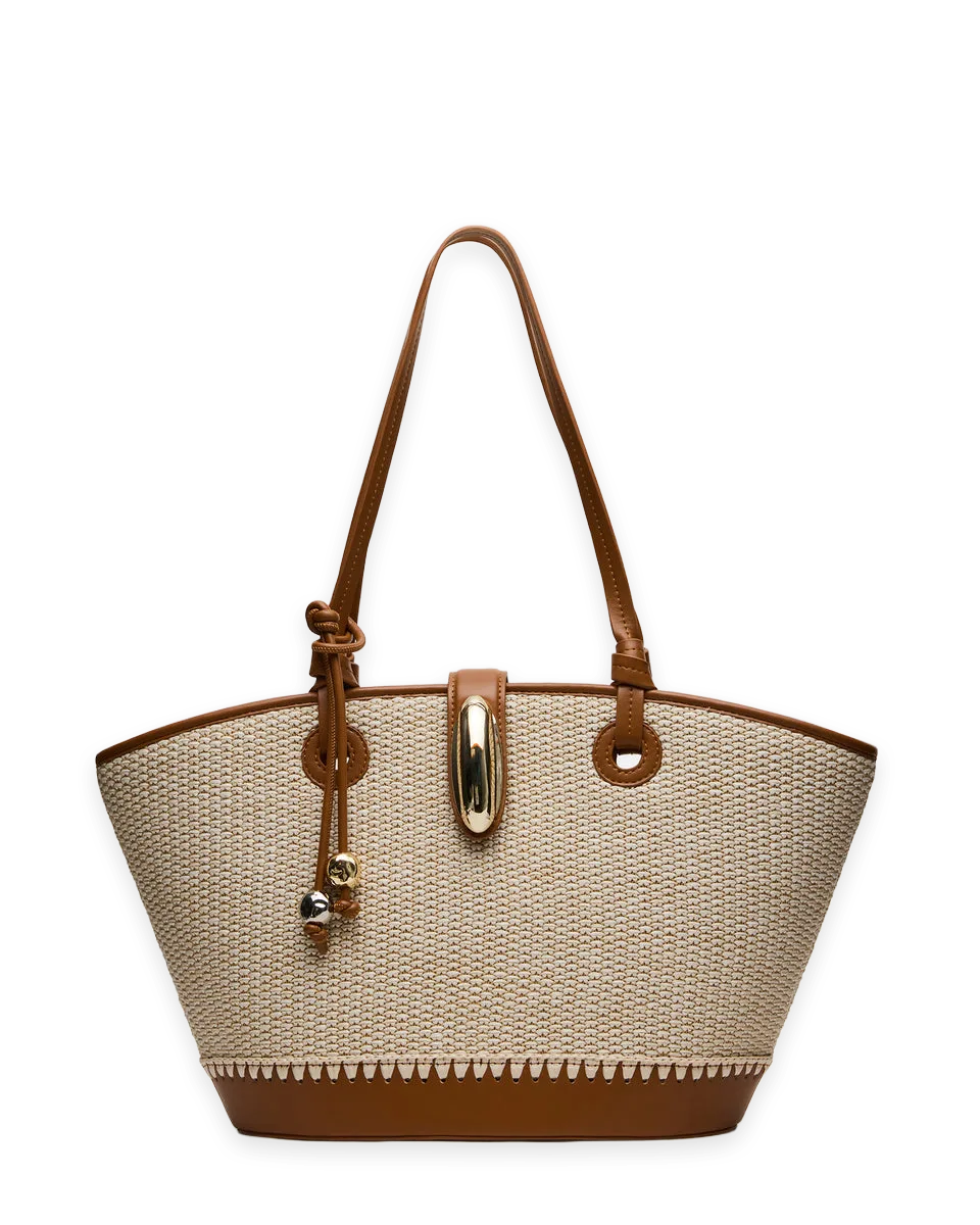 Steve Madden MARLIN BAG LIGHT NATURAL