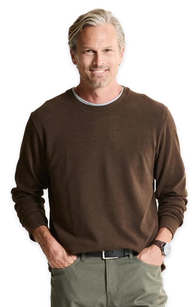 Jachs NY Ultra Soft Heather Crewneck Sweatshirt