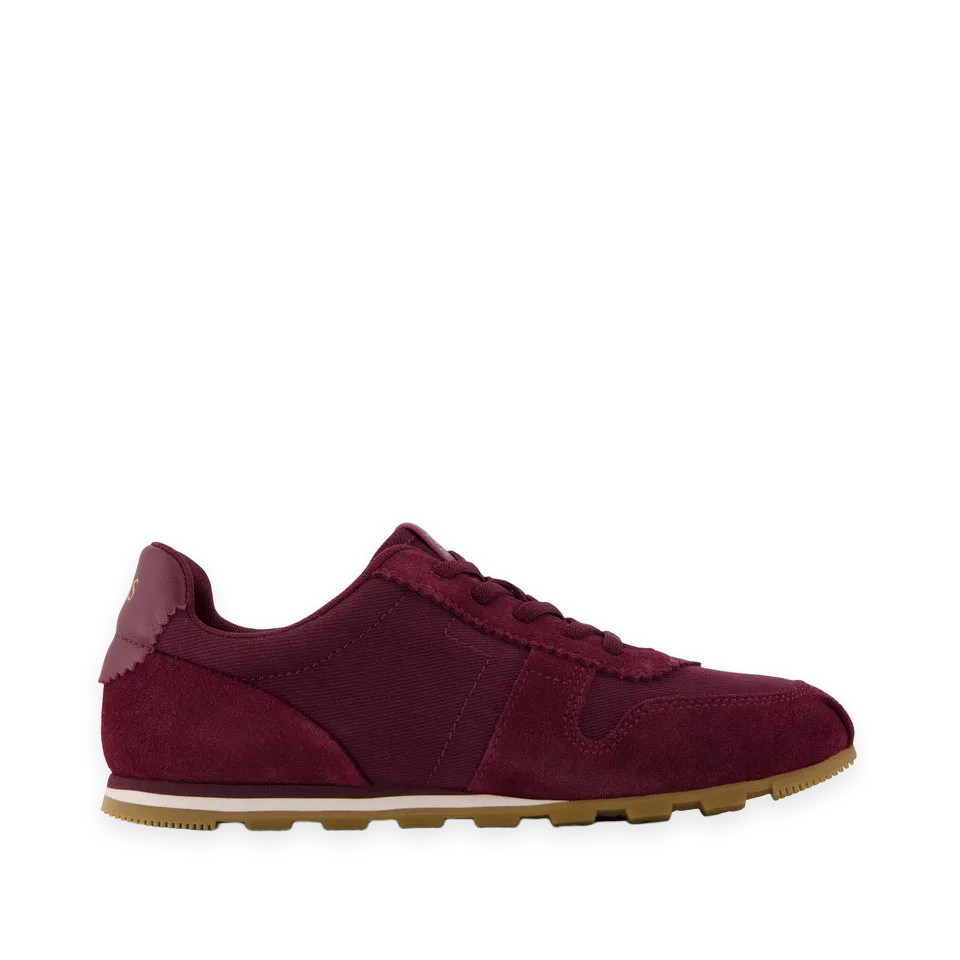 TOMS Womens TRVL Lite Palisade Sneaker Water Repellent Burgundy Vintage Twill