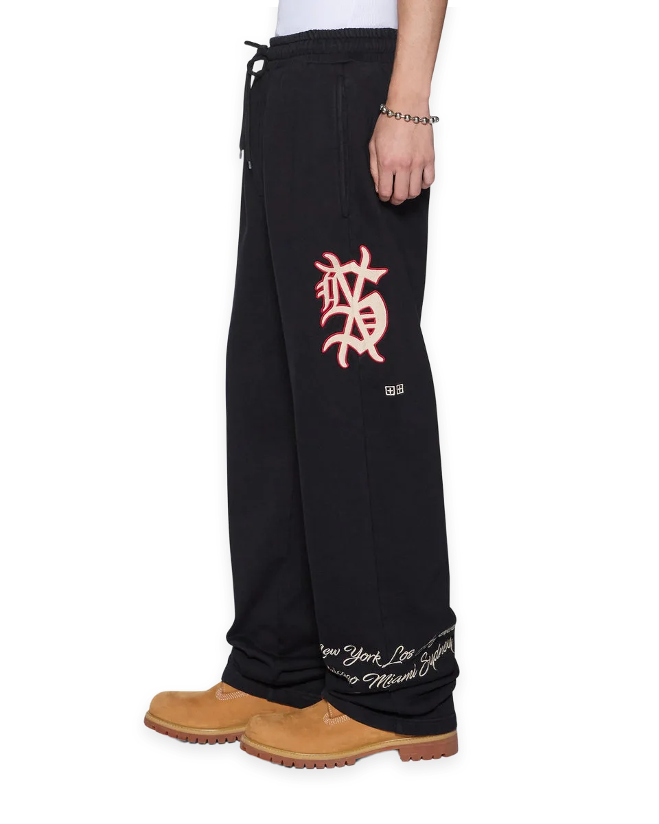 Ksubi KBALL SYNTHESIS TRAK PANT JET BLACK