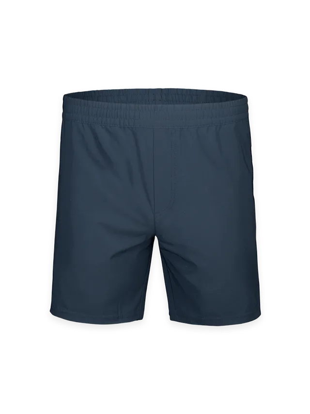 Fresh Clean Threads Navy Stretch Performance Shorts