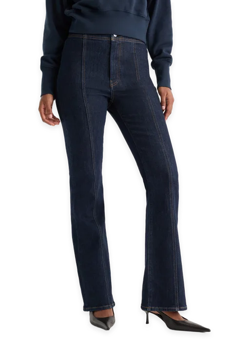 Good American SEAMED GOOD PETITE BOOTCUT JEANS