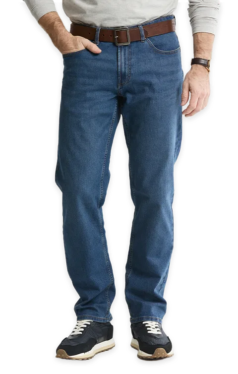 Jachs NY Relaxed Straight Fit Jeans