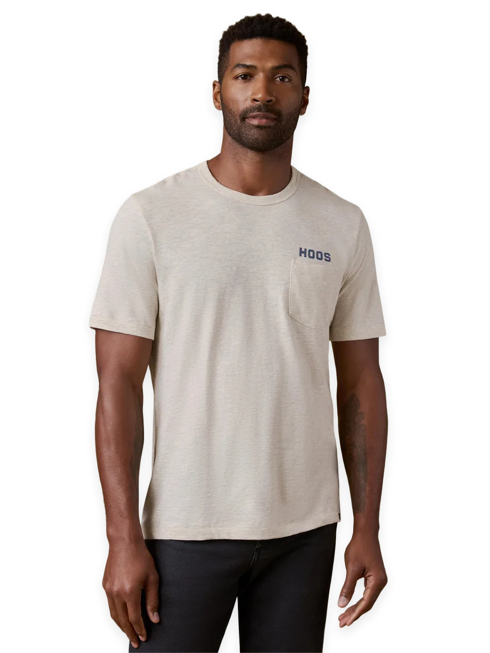 Faherty University of Virginia Sunwashed Regenerative Pocket Tee