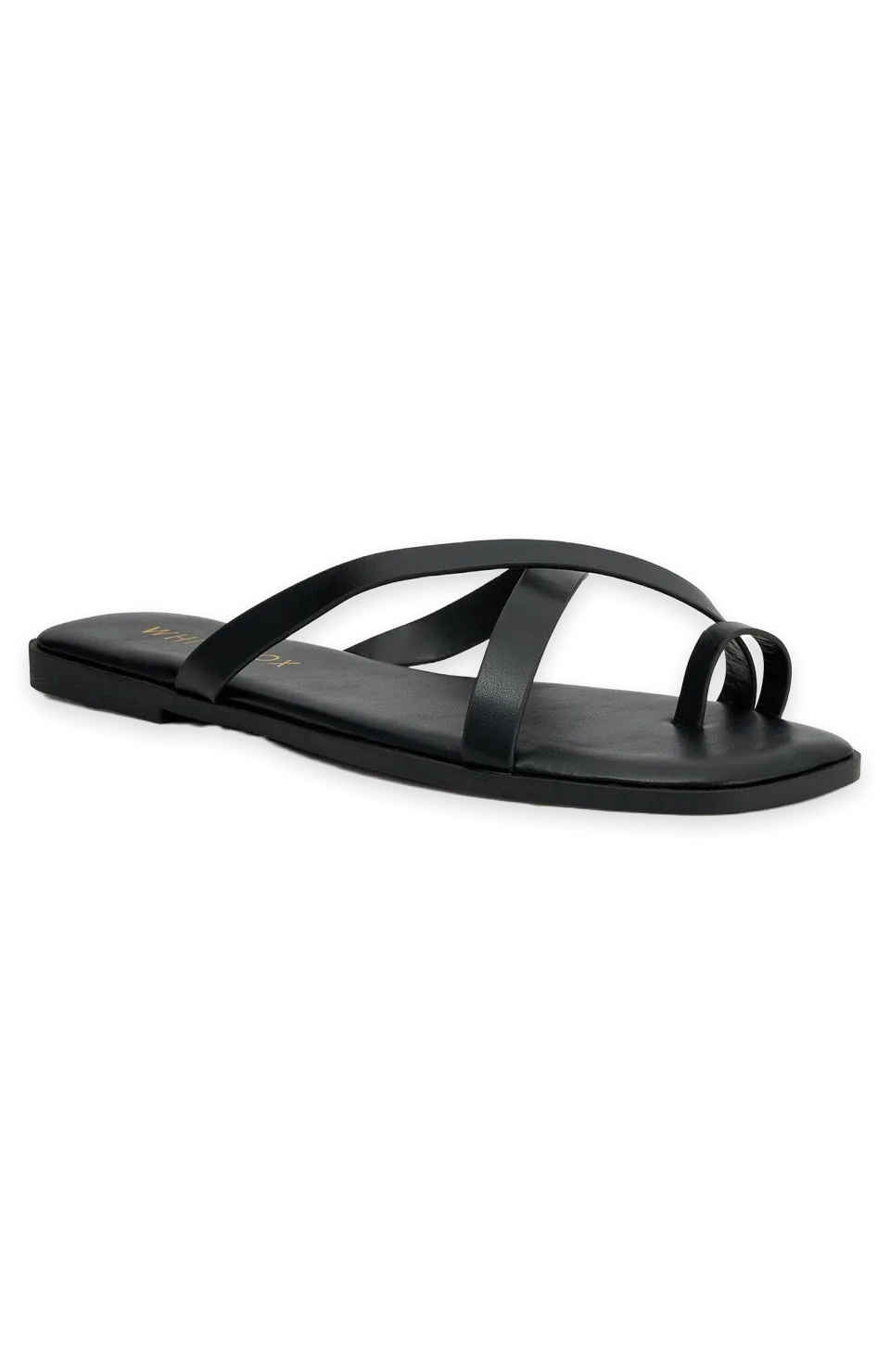 White Fox Reggie Slides Black PU, photo 3