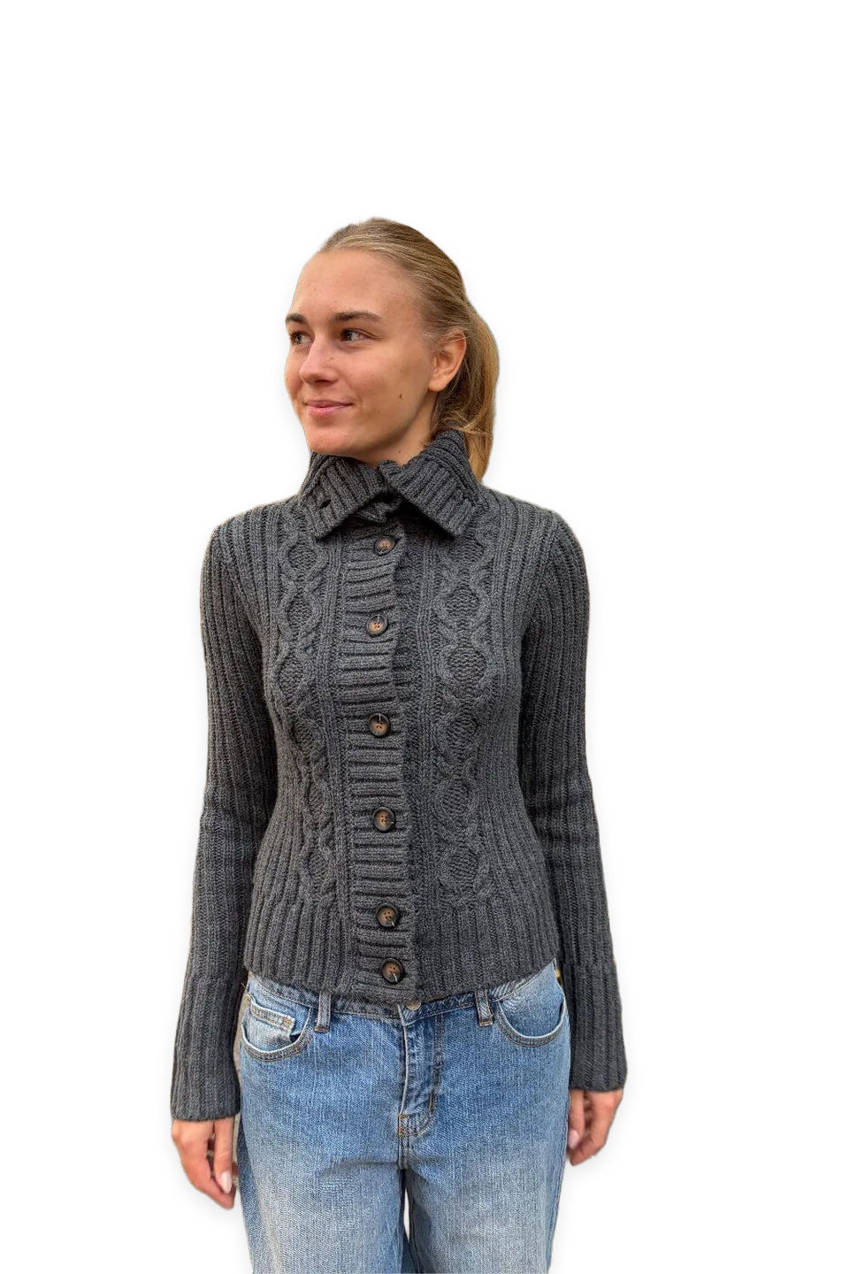 Brandy Melville Andrea Cable Knit Sweater
