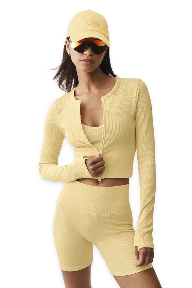 Alo Seamless Ribbed Favorite Jacket