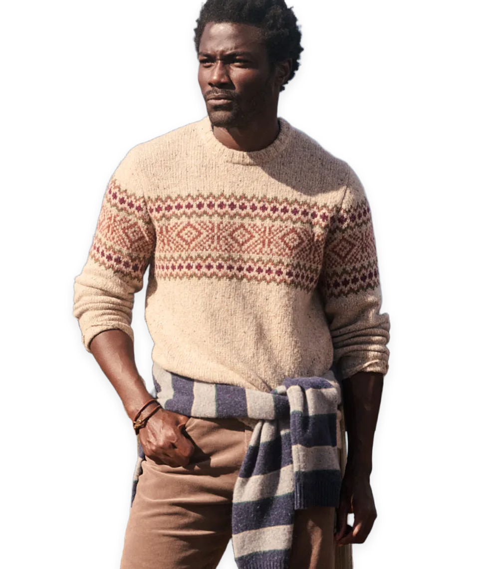 Marine Layer Donegal Fair Isle Sweater