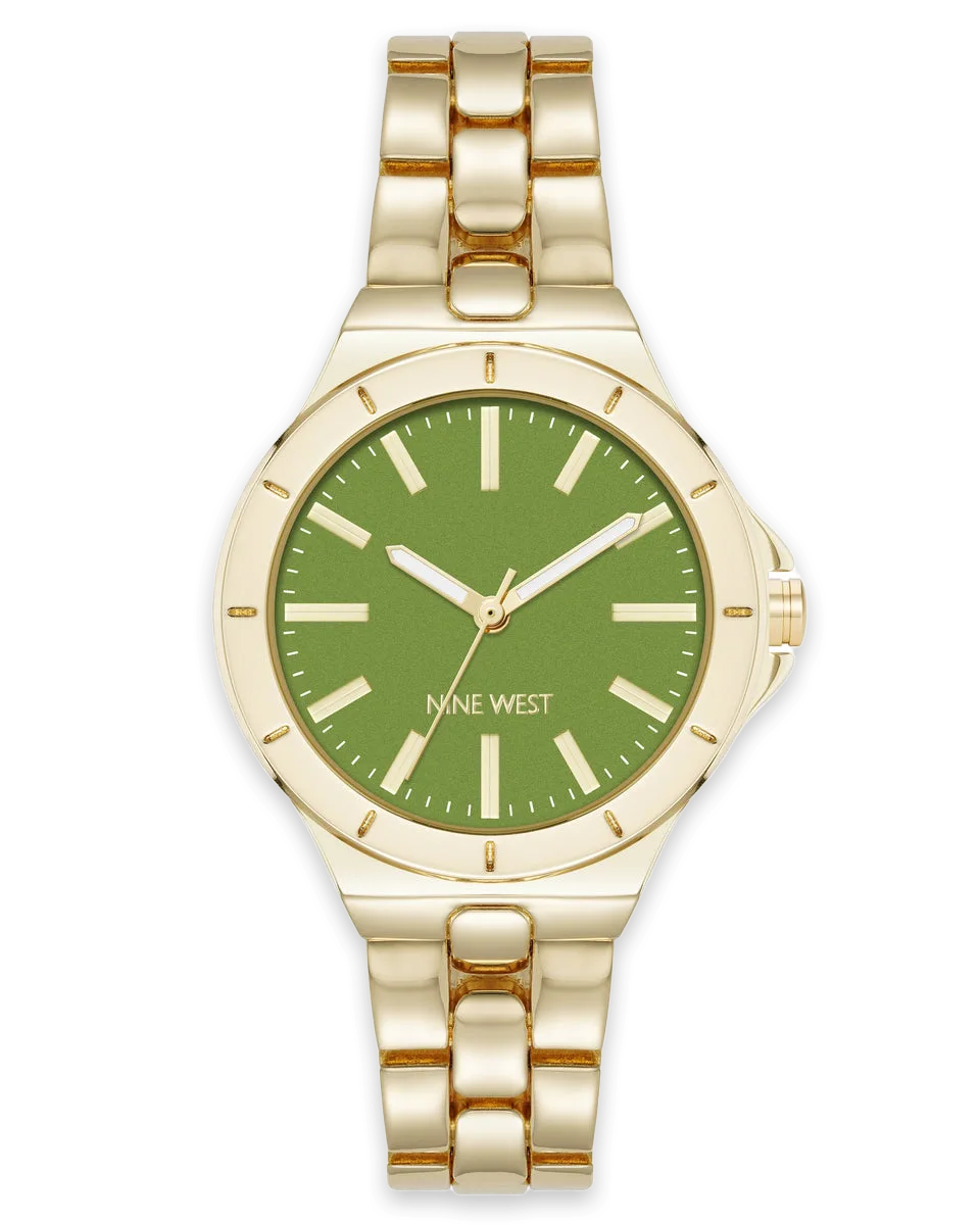 Nine West Etched Bezel Watch