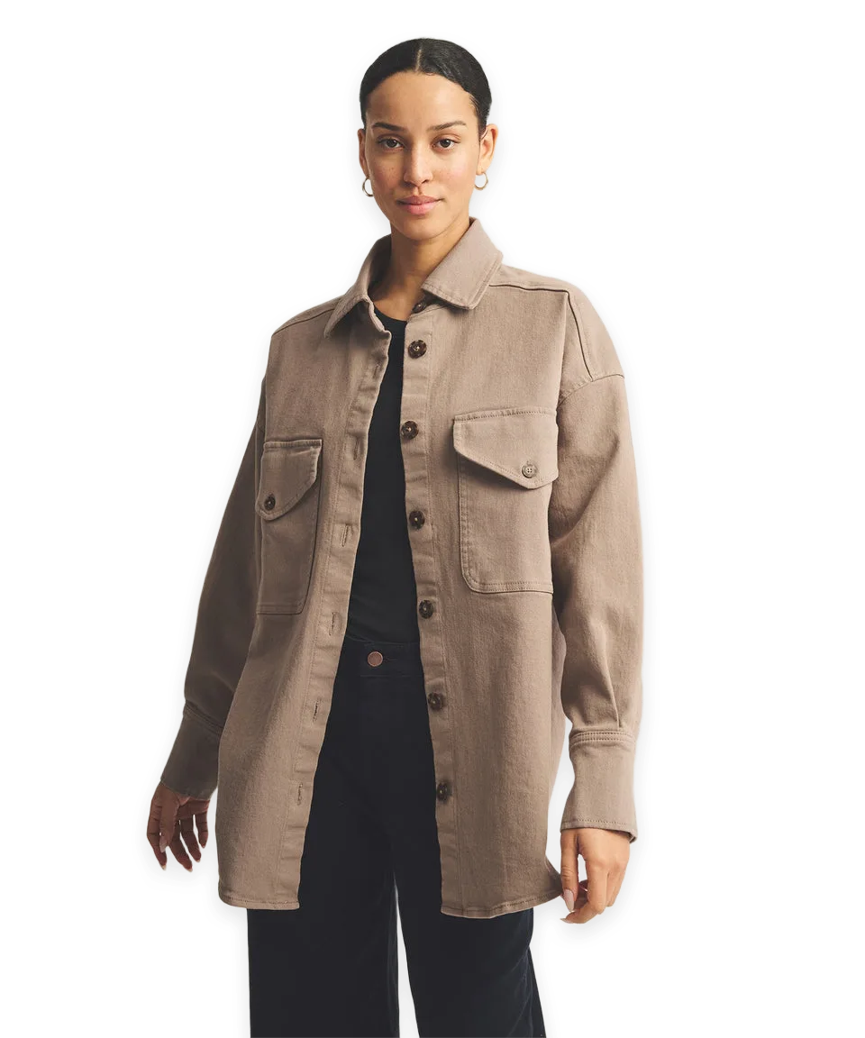 Naadam Soft Denim Oversized Jacket