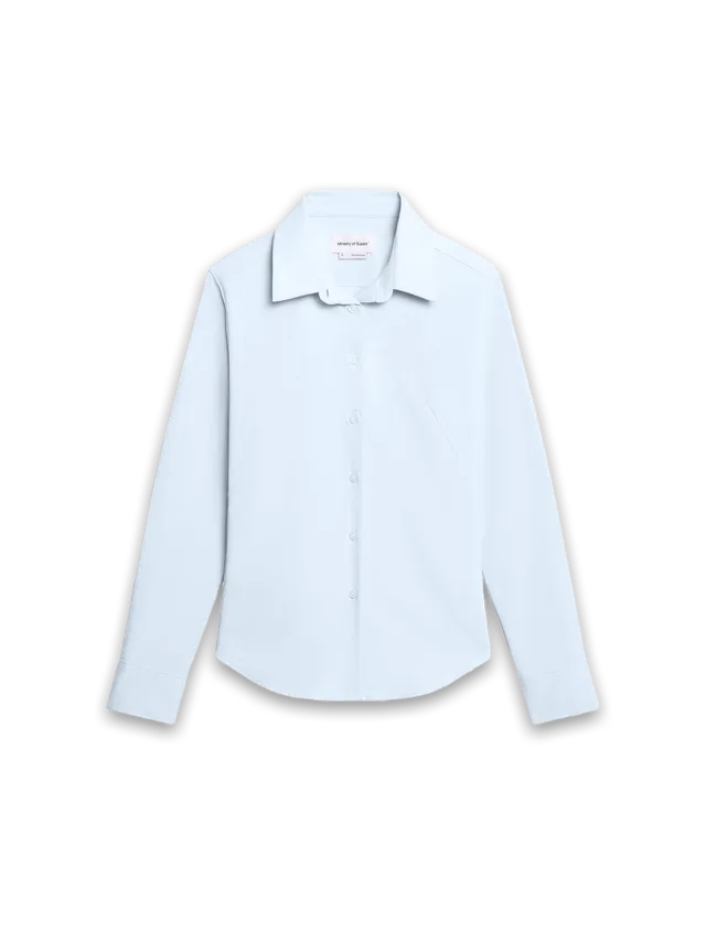 Ministry of Supply Women's AeroZero Poplin Classic Shirt