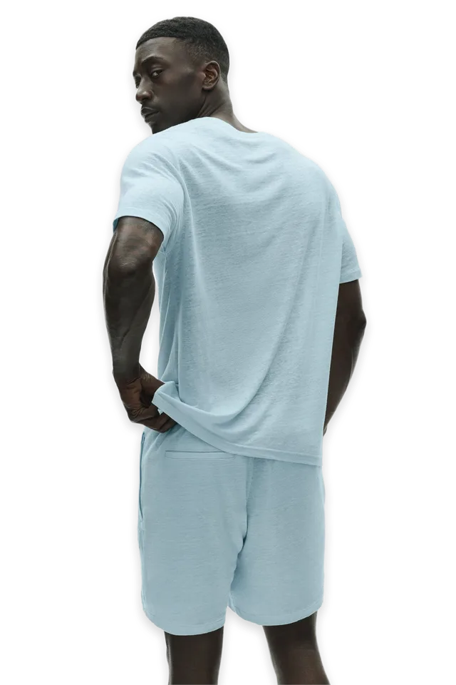 Alo Linen Jersey Coastal Short Sleeve Tee