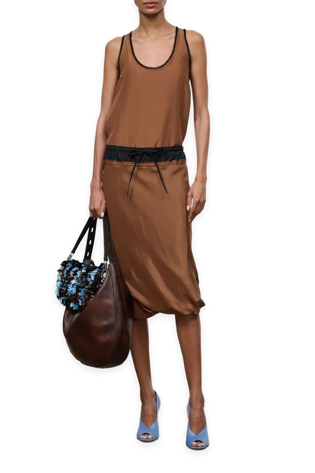 Staud Odette Silk Skirt