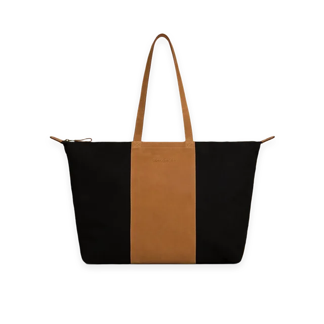 Aimé Leon Dore Leather Canvas Zip Tote
