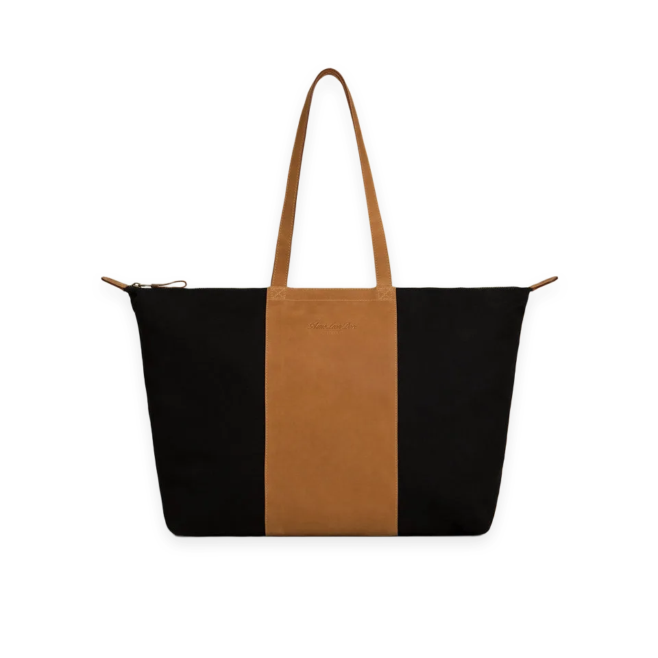 Aimé Leon Dore Leather Canvas Zip Tote
