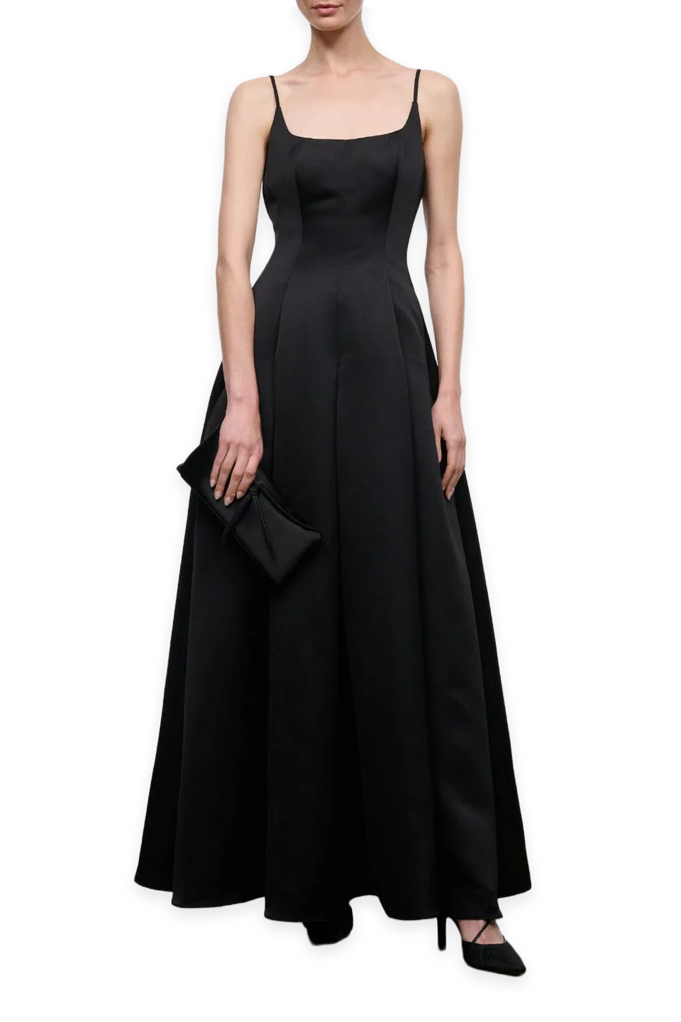 Staud Joy Satin Maxi Dress