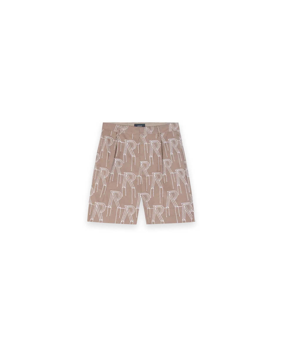 Represent Embroidered Initial Tailored Short