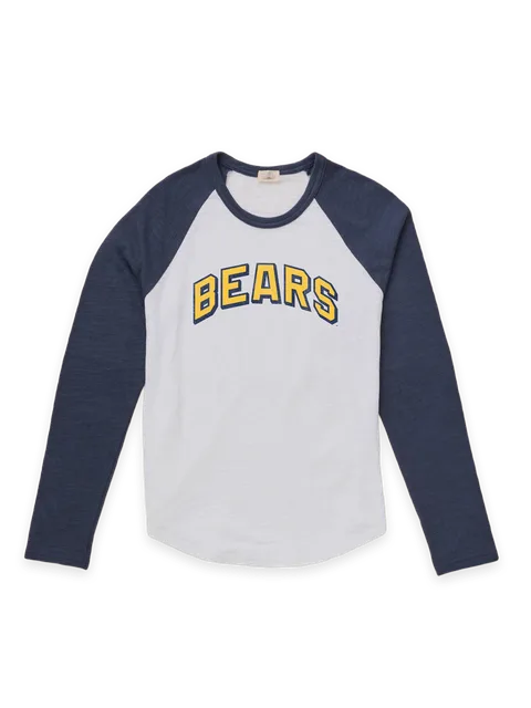 Faherty University of California Berkeley Sunwashed Organic Raglan Long-Sleeve