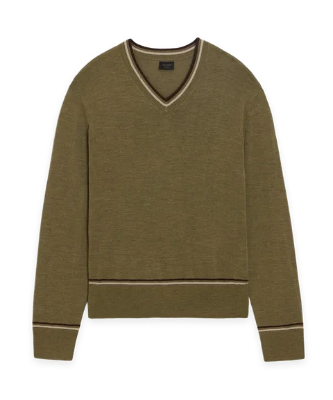 Todd Snyder Merino V-Neck Sweater