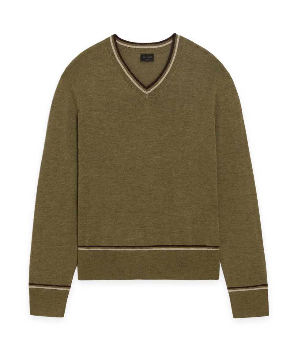 Todd Snyder Merino V-Neck Sweater