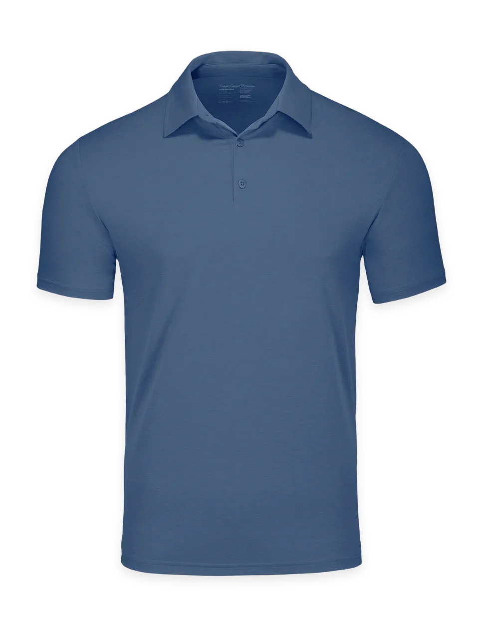 Fresh Clean Threads Monsoon Blue Performance Cool Polo