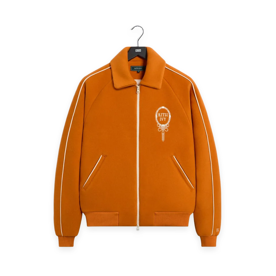 Kith Kith Ivy Wool Varsity Jacket · Clementine